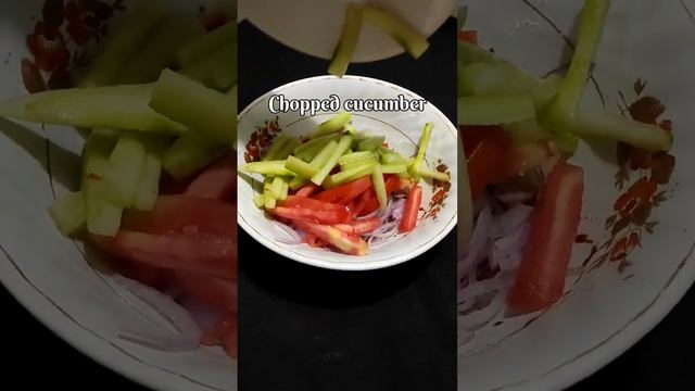 Korean style Salad Recipe #salad #youtubeshorts #ytshorts #shortsfeed #shorts #youtubeshorts #recip