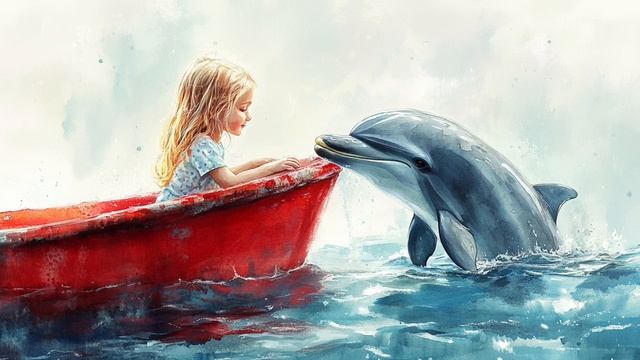 Девочка и дельфин.  Удивительная история. Аудиосказка для детей.  Сказка на ночь. Сказка для сна.