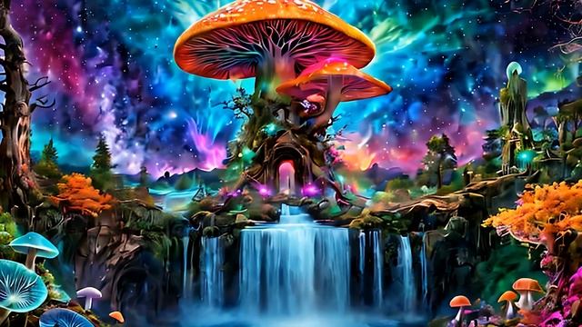 Psytrance - Magic Mushrooms Trippy 🍄 Electric Samurai  Hallucinations mix 2024 (AI Graphic Visuals)