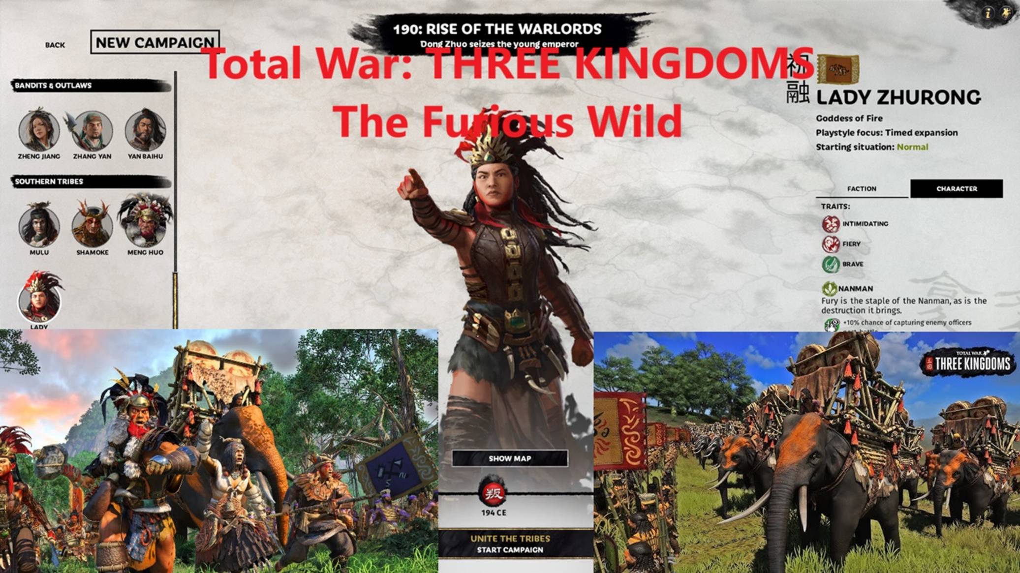 Total War: Three Kingdoms / Южные племена № 4 / DLC The Furious Wild