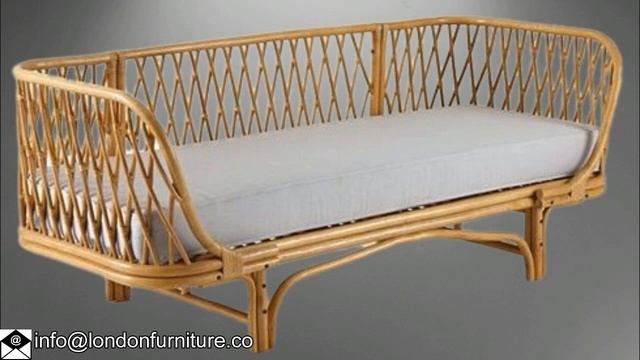 MODERN RATTAN SOFA