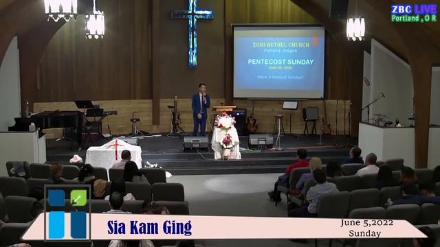 Pentecost Sunday || Hunpi: Sia Kam Lam Ging Jun 05, 2022