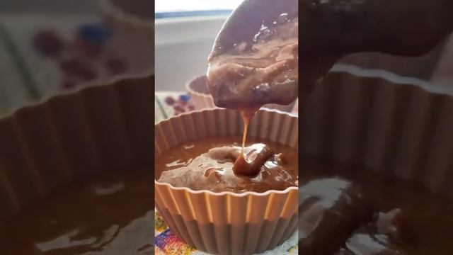 БРАУНИ КЕКС С БАНАНАМИ😋