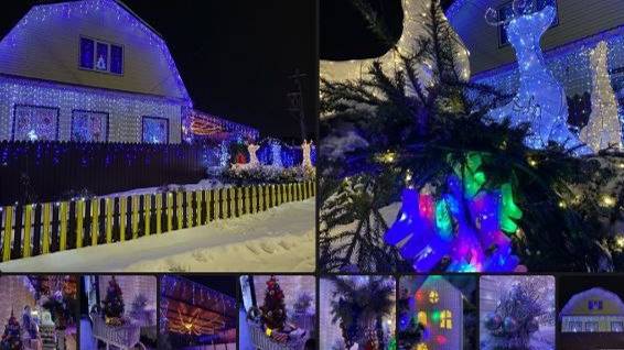 Жилище деда мороза на Алтае #новыйгод #зима #барнаул