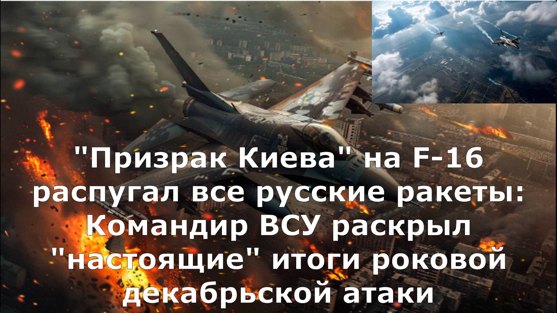 "Призрак Киева" на F-16 распугал все русские ракеты: Командир ВСУ раскрыл "настоящие" итоги роковой