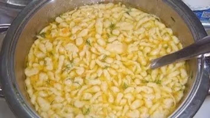 Суп с клёцками ( Spätzle). Маринкины творинки