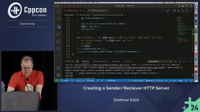 How to Use the Sender/Receiver Framework in C++ to Create a Simple HTTP Server - Dietmar Kühl - 2024