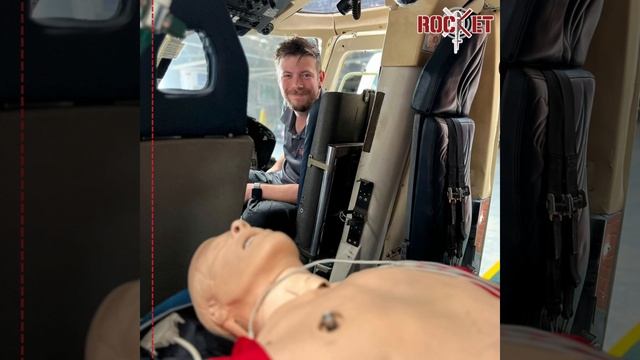 ACLS (Advanced Cardiac Life Support) training at ROCKET HEMS last week