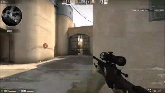 CS:GO AWP Headshot Aim (360° No Scope HeadShot) Funny