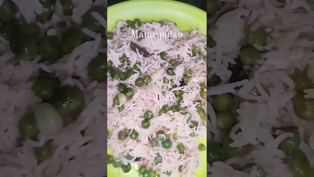 #shorts #tastyfood #Matar pulao #matar chawal