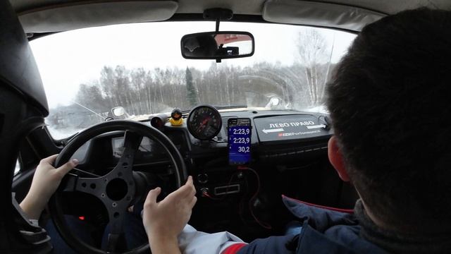 Ралли кросс авария москвич 412 онборд