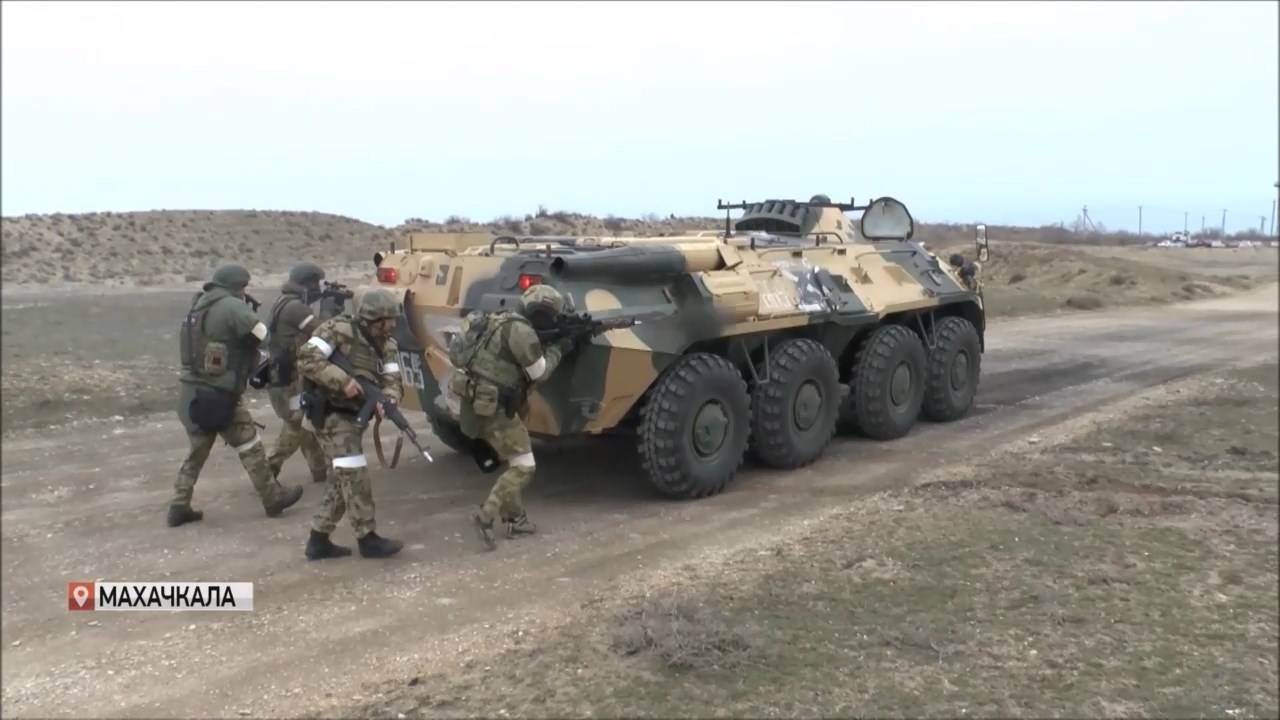Учения Росгвардии прошли в Дагестане