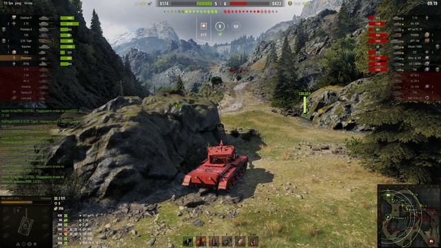 World of Tanks Мир Танков бой 72 ,Charioteer 3300 урона подпишитесь плз