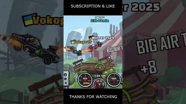 🎧 NEW Community Showcase 🎧 (The Overspill Trap) - Hill Climb Racing 2 #shorts #hcr2