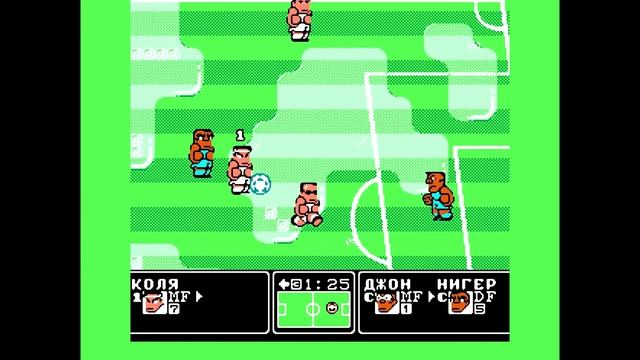 Goal 3 (Nekketsu Kunio Kun No Nekketsu Soccer League) часть 2