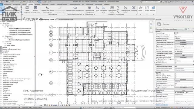 [Курс «Autodesk Revit MEP: Продвинутый уровень»] Создание семейств кабельных лотков и проводов