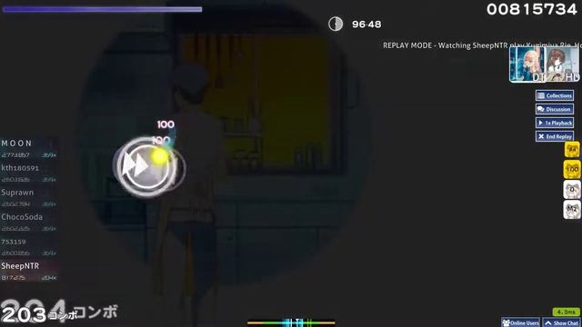 OSU! Kugimiya Rie, Horie Yui, Kitamura Eri - Orange [Insane] DT, HD