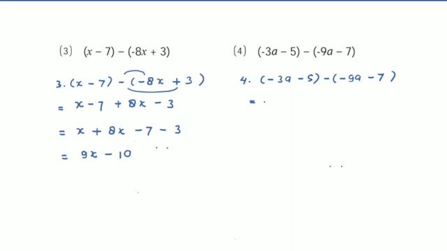 Matematika Kelas 7 Bab 2 Hal. 84 Mari Kita Periksa - Menyederhanakan Bentuk Aljabar - Kurikulum 202