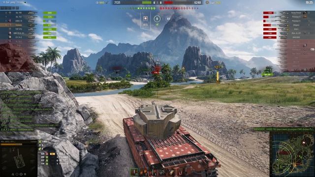 World of Tanks Мир Танков бой 71 , FV 4004 Conway 3000, подпишитесь плз