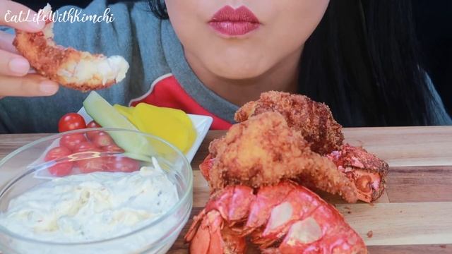 Request - Cooking & Eating Fried Lobster Tails With Creamy Tartar Sauce