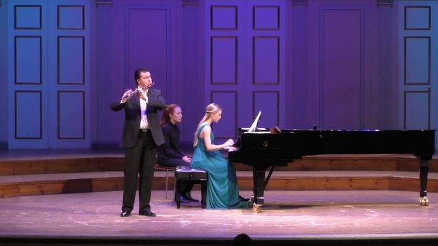 C.Debussy - Arabesque No.1 (arranged for flute and piano Nikolai Platonov)