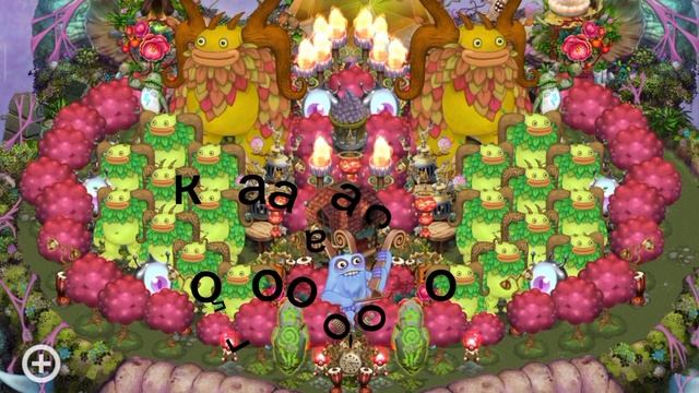 My singing monster.Мой остров.