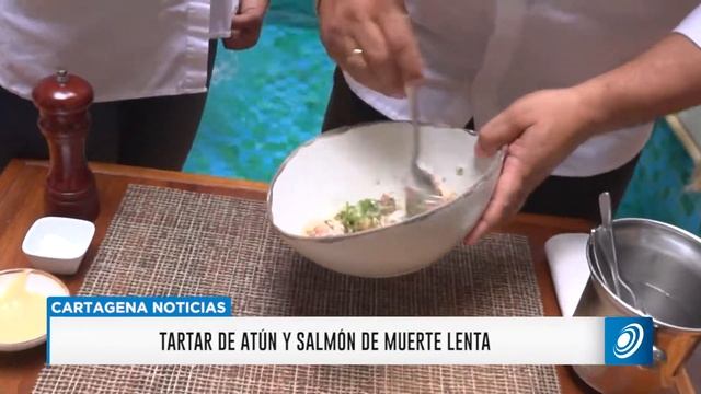 TARTAR DE ATÚN Y SALMÓN DE MUERTE LENTA