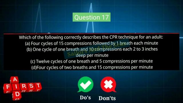 Elementary First Aid Questions Part #2 | PDF in Description | EFA Exit Exam Questions ⛑️