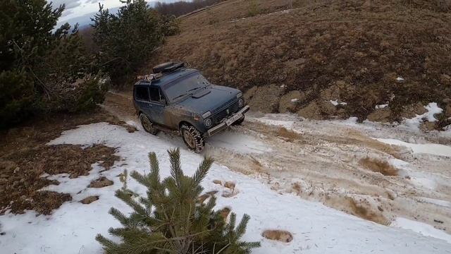 Нива, поездка на Каменные гребни, Крым.