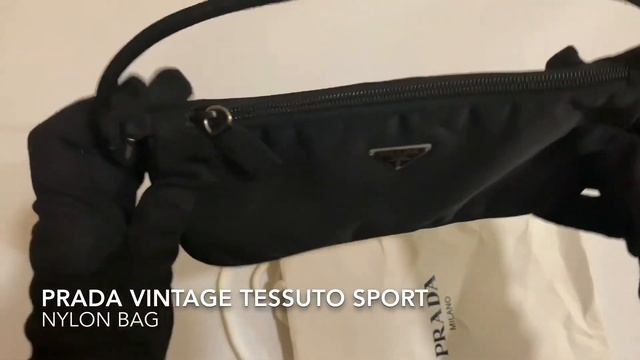 PRADA TESSUTO SPORT NYLON BAGUETTE