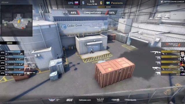 Hellcase Cup 4 ||  EPG vs Passions|| map2 nuke