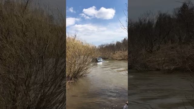 Дракоша штурмует бурную реку