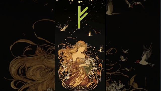 Руна Fehu  #руны #рунаФеху #феху #магиярун #деньвенеры #изобилие #процветание #материализация