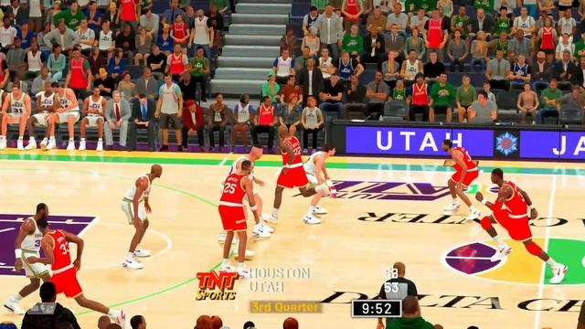 NBA 2K22 PC l Retro l Camera Mod l Full Game Highlights l Rockets vs Jazz