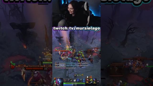 Образцовый паунс в окно  #mursielago #dota2