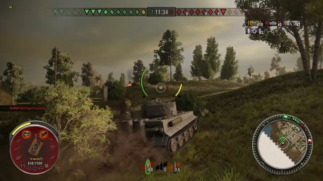 World of Tanks Pro Gameplay Tiger lvl 7
