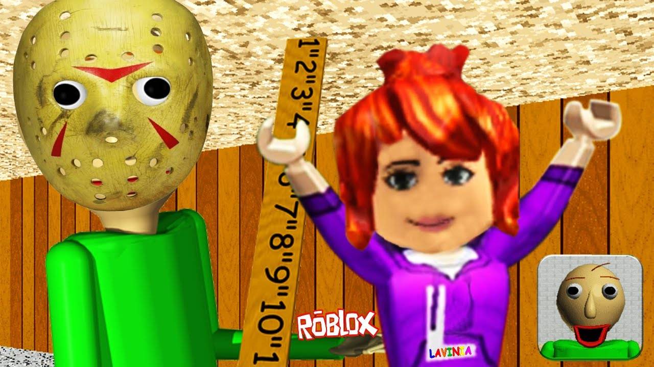 Roblox побег от учителя Baldi! Роблокс не удалось сбежать из школы Балди! #лавиния #роблокс #roblox