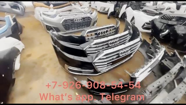 Бампер передний Audi Q3 2019 2020 2021 2022 2023 2024 S-line в сборе Решетка Радиатора Молдинг