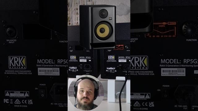 🔊 впечатление от студийных мониторных колонок KRK Rokit 5 G5 #колонки #звук #shorts