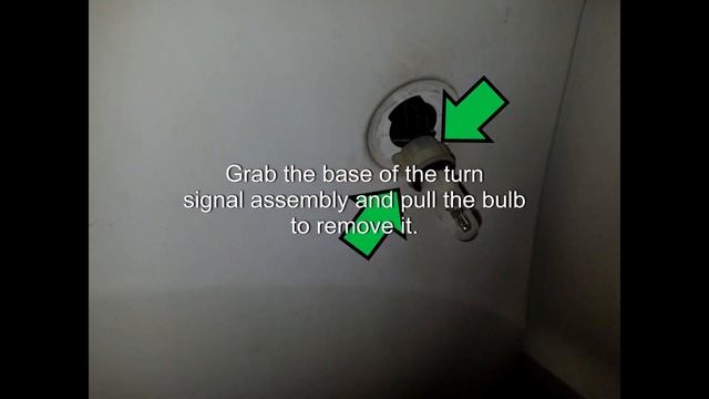 2012 thru 2018 Side Turn Signal Bulb R & R