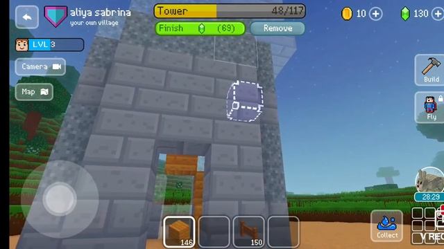 Cara main block craft level 3