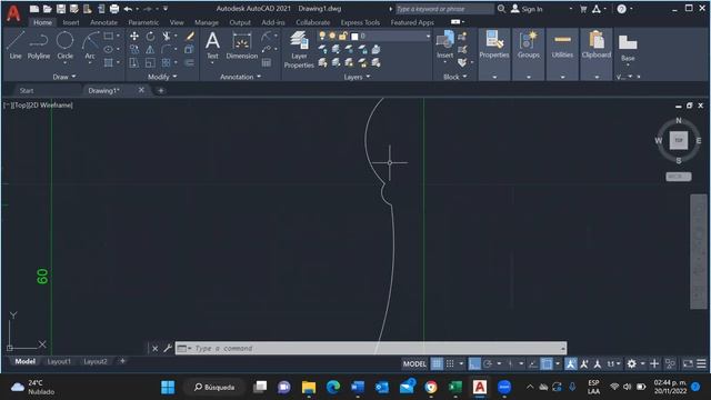 EJERCICIO No. 7 EN 3 DIMENSIONES "PIEZA DE AJEDREZ", UTILIZANDO AUTOCAD 2021