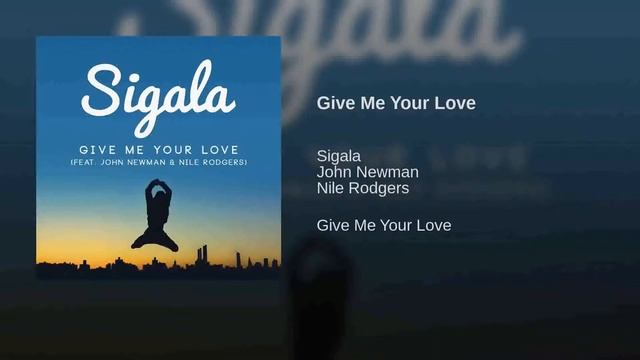 Sigala - Give Me Your Love Acapella