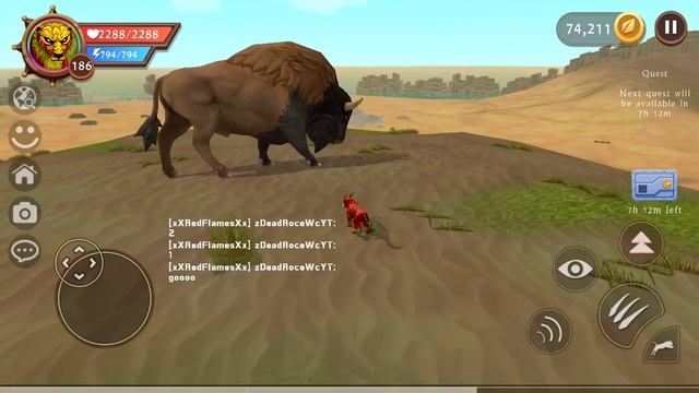 Crazy big bison