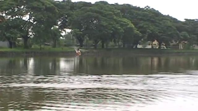 Raptor Helicopter and Boat at LakeShore