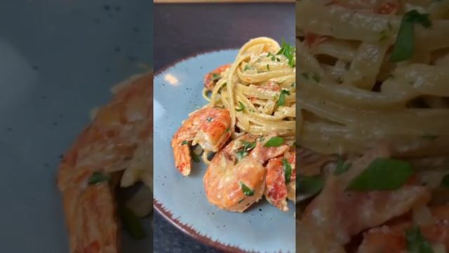 CREAMY SHRIMP PASTA #shorts