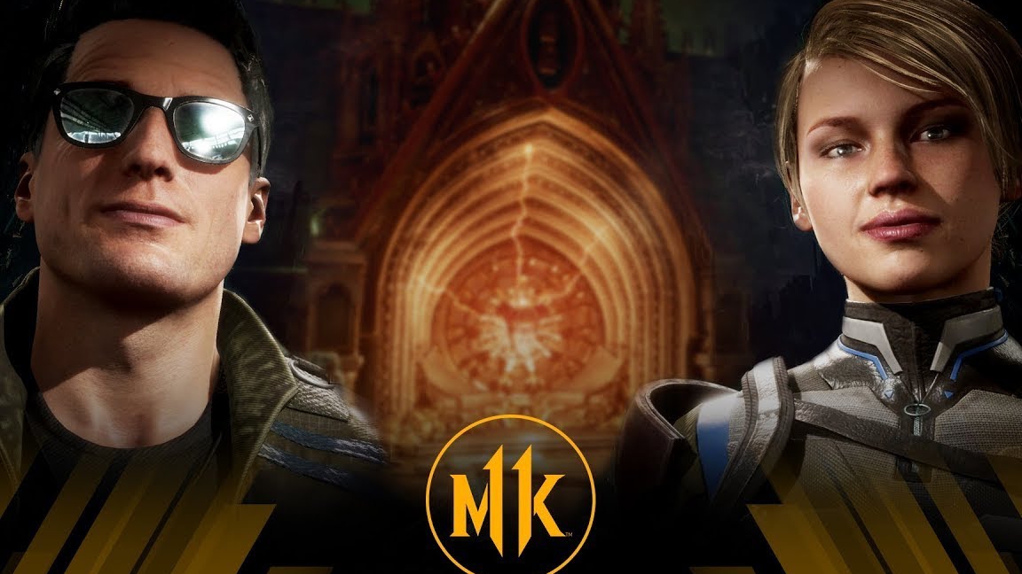 Mortal Kombat 11.Johnny Cage vs Cassie Cage.Дурачимся с подругой))).mp4