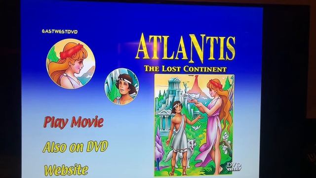 Atlantis The Lost Continent (2001) DVD Menu