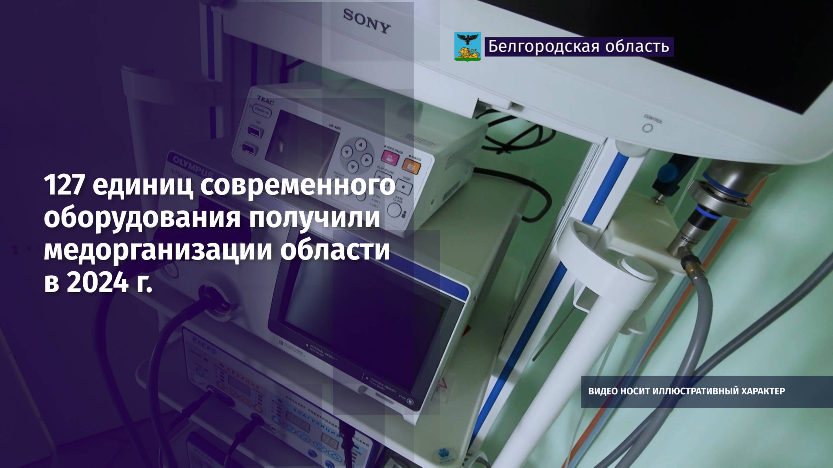 127 единиц современного оборудования получили медорганизации области в 2024 г.