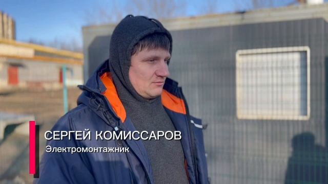 В котельной Молодогвардейской спортивной школы устанавливают дизельный генератор